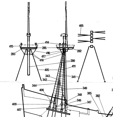 Kreuzuntermast